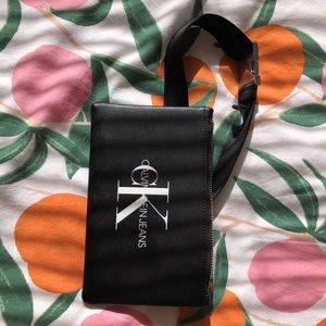 Calvin Klein black belt bag
